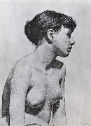 E.Phillips Fox Nude Study France oil painting artist